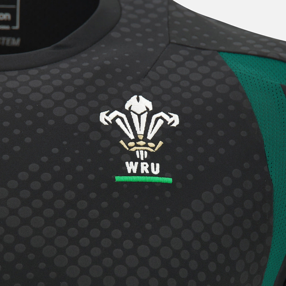 Macron Wales Rugby 2026/27 Trainingsshirt Lange Mouwen Heren