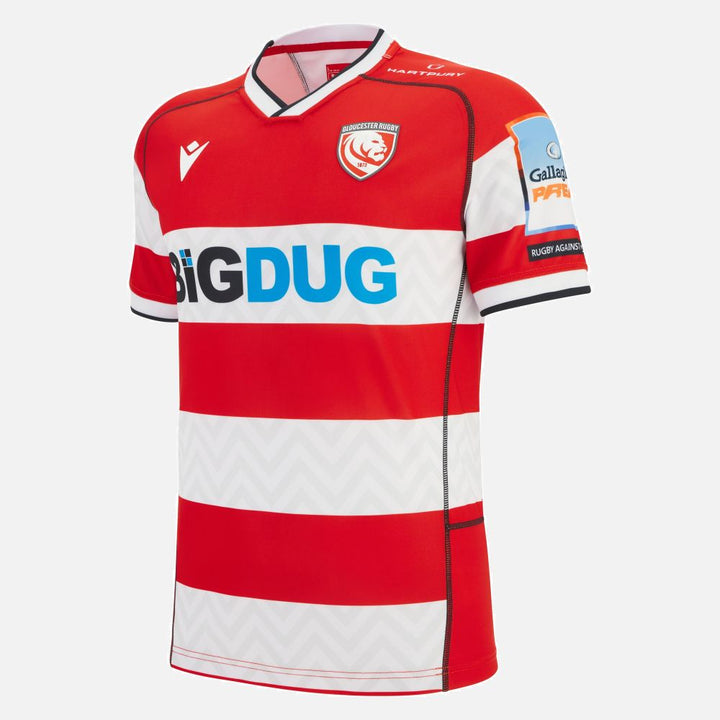 Macron Gloucester Rugby Replica Home Shirt 2025/26