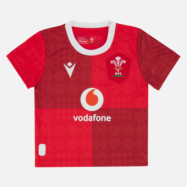 Macron Wales Rugby Replica Home Shirt 2025/26 Baby
