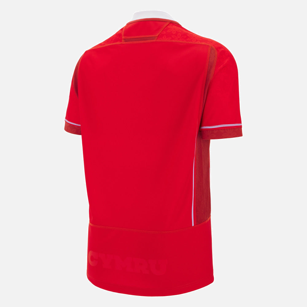 Macron Wales Rugby WRWC Replica Home Shirt 2025 Men