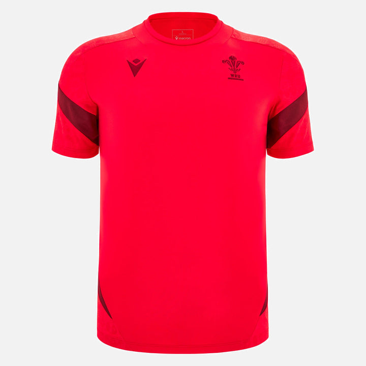 Macron Rugby Wales 2025/26 Red Training T-Shirt Men