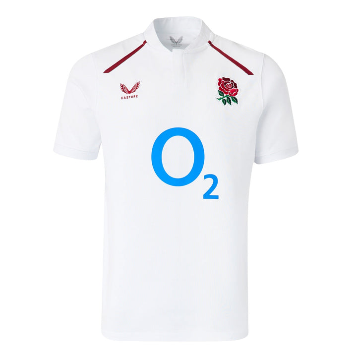 Castore England Classic Home Short Sleeve Rugby Shirt