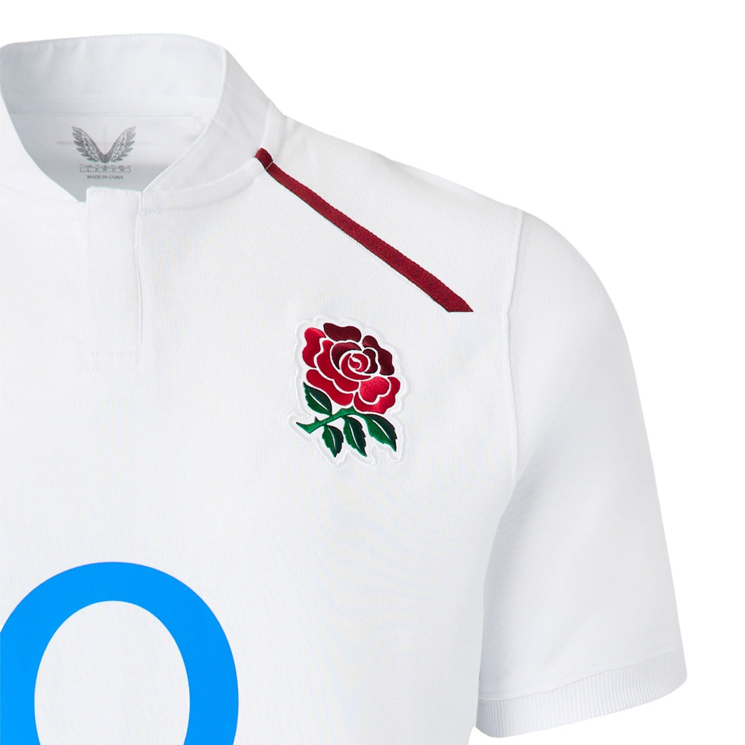 Castore England Classic Home Short Sleeve Rugby Shirt
