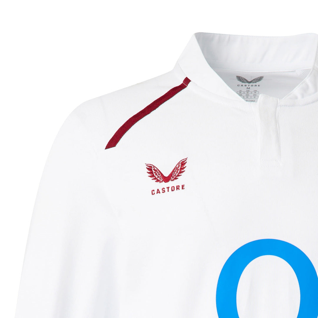 Castore England Home Classic Long Sleeve Rugby Shirt