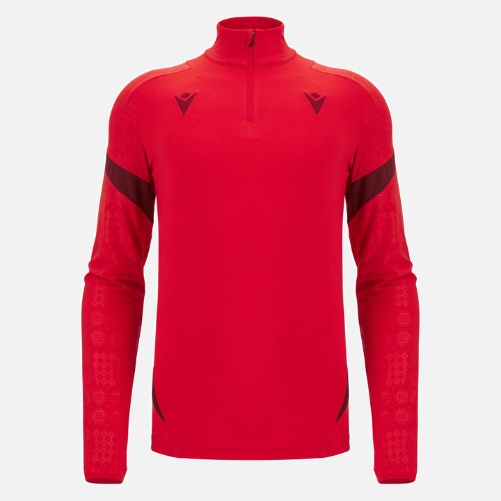 Macron Rugby Wales 2025/26 1/4 Zip Training Top Men