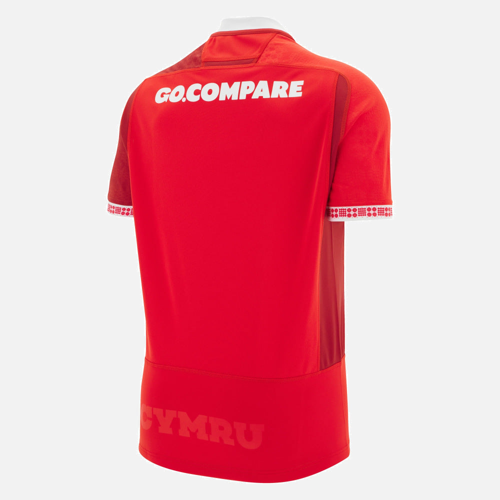 Macron Wales Rugby Home Replica Shirt 2025/26 Men