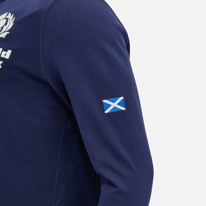 Macron Schotland Rugby Classic Thuisshirt met Lange Mouwen Heren