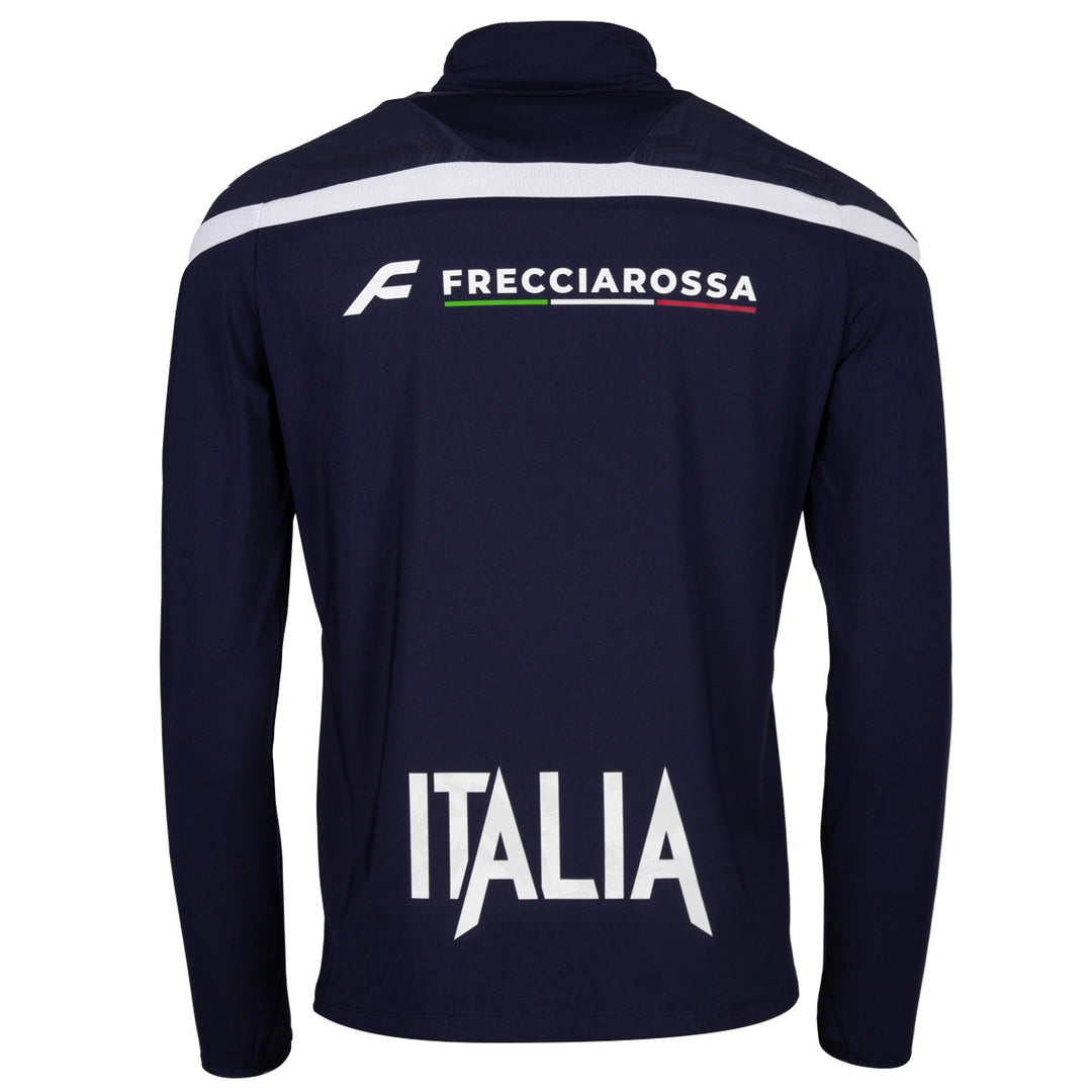 Macron Italië Rugby Training Quarter Zip Heren