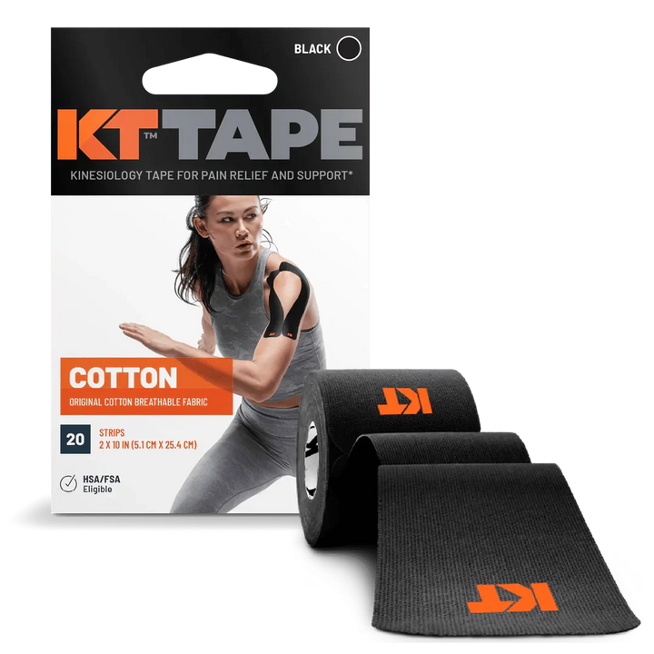 KT Tape Original Pre-Cut (5 x 25 cm) – 20 Strips – 5 Metres