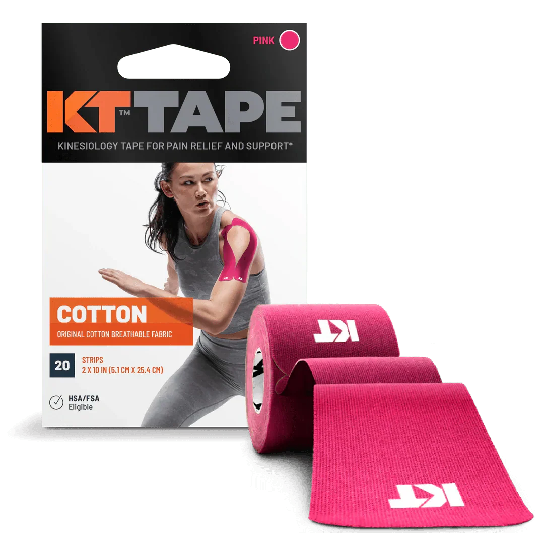 KT Tape Original Pre-Cut (5 x 25 cm) – 20 Strips – 5 Metres