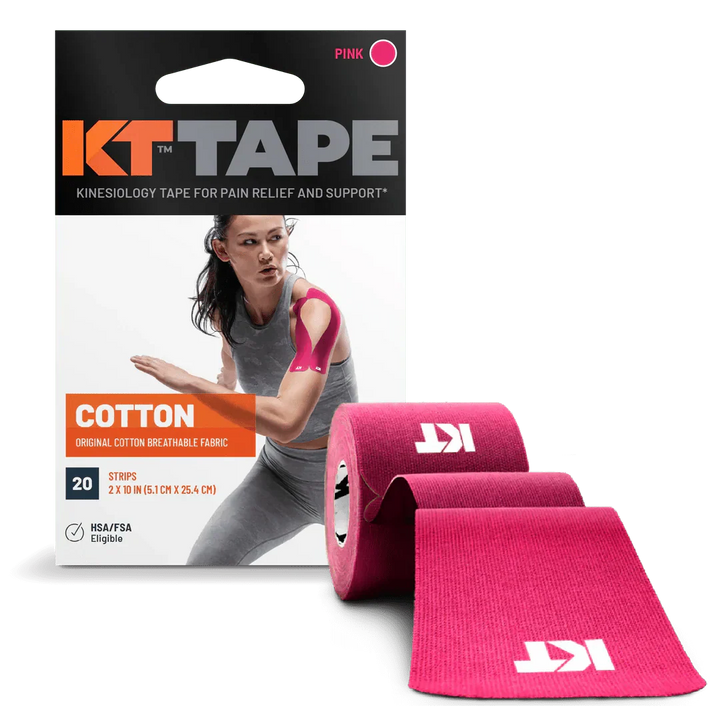KT Tape Original Pre-Cut (5 x 25 cm) – 20 Strips – 5 Metres