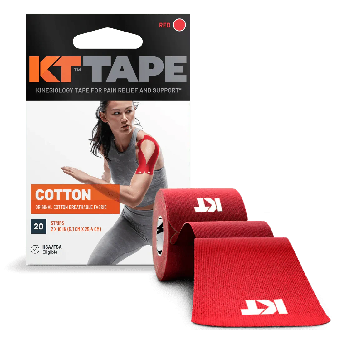 KT Tape Original Pre-Cut (5 x 25 cm) – 20 Strips – 5 Metres