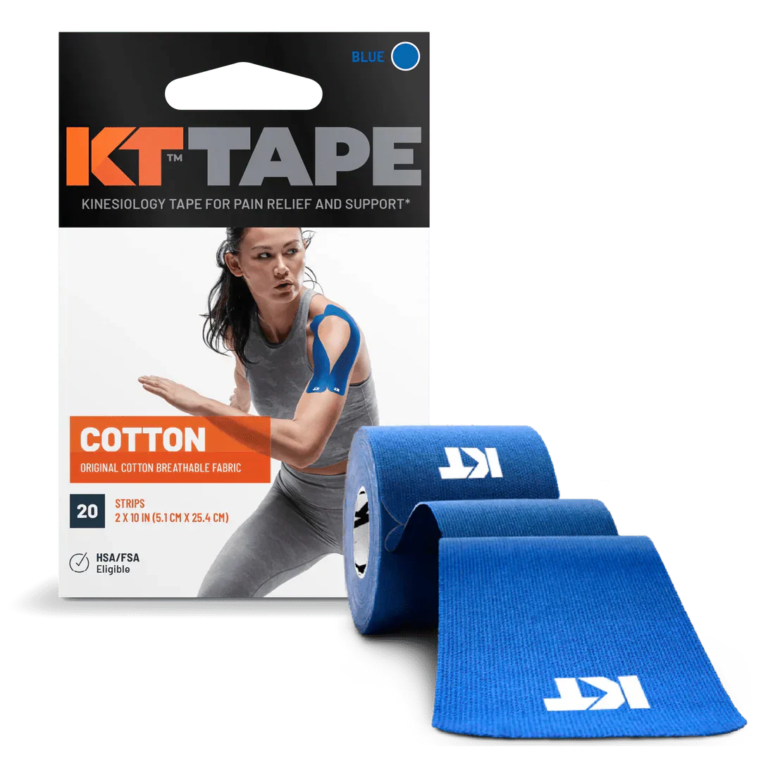 KT Tape Original Pre-Cut (5 x 25 cm) – 20 Strips – 5 Metres