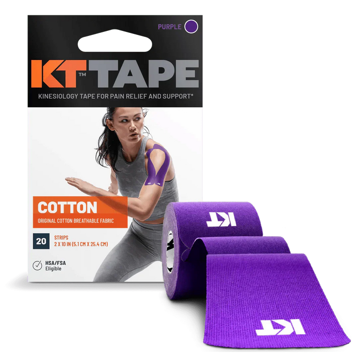 KT Tape Original Pre-Cut (5 x 25 cm) – 20 Strips – 5 Metres