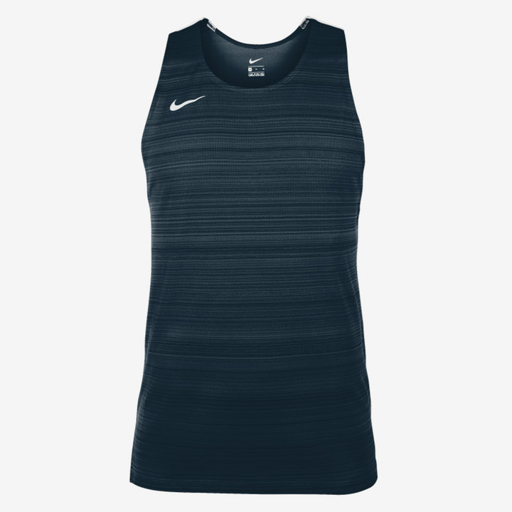 Canotta Nike Dry Miler da uomo blu navy