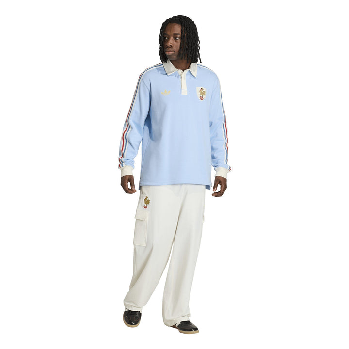 (Pre-order CLOSED) adidas France Crunch Rugby Heritage Polo Senior