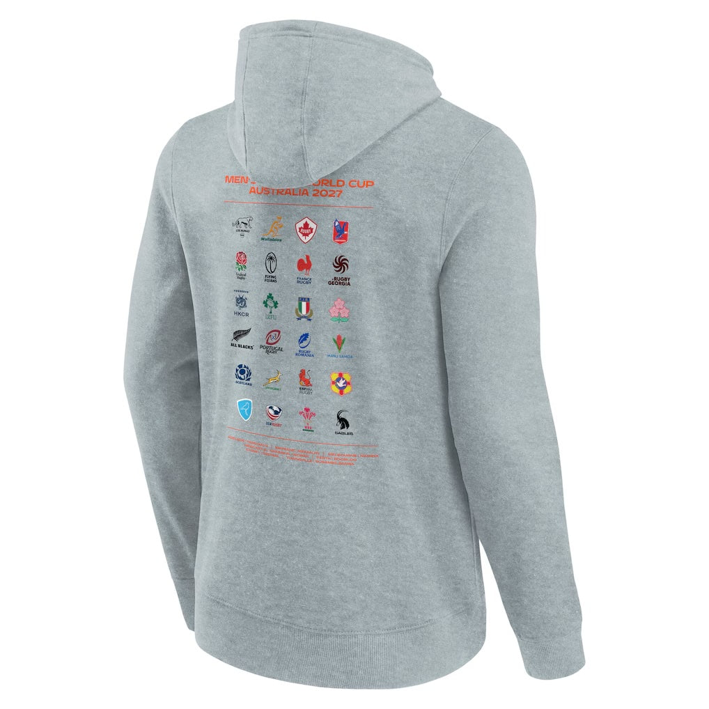 Rugby World Cup 2027 Unions Graphic Hoodie Heren Grijs