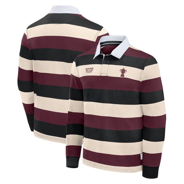 Rugby World Cup Webb Ellis Cup Gestreept Rugby Shirt