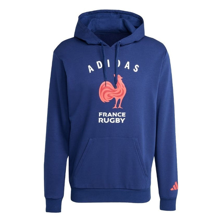 Felpa con cappuccio da rugby grafica adidas France da uomo