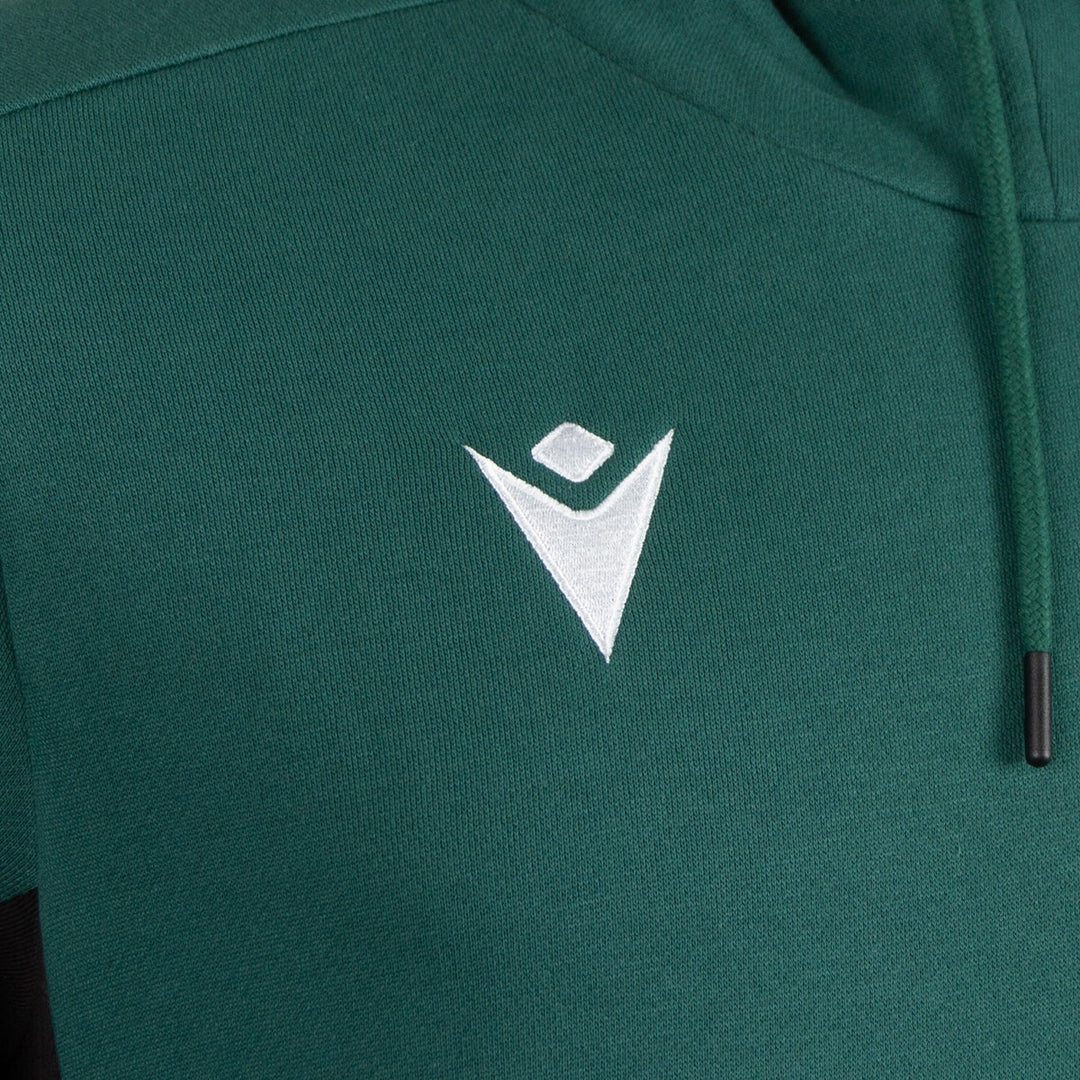 Macron Wales Rugby 2026/27 Travel Hoodie Groen Heren