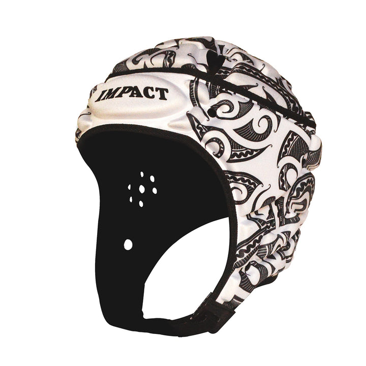 Caschetto Impact Rugby Tribal White