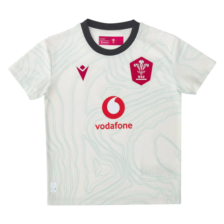Macron Wales Rugby Replica Away Shirt 2025/26 Kids