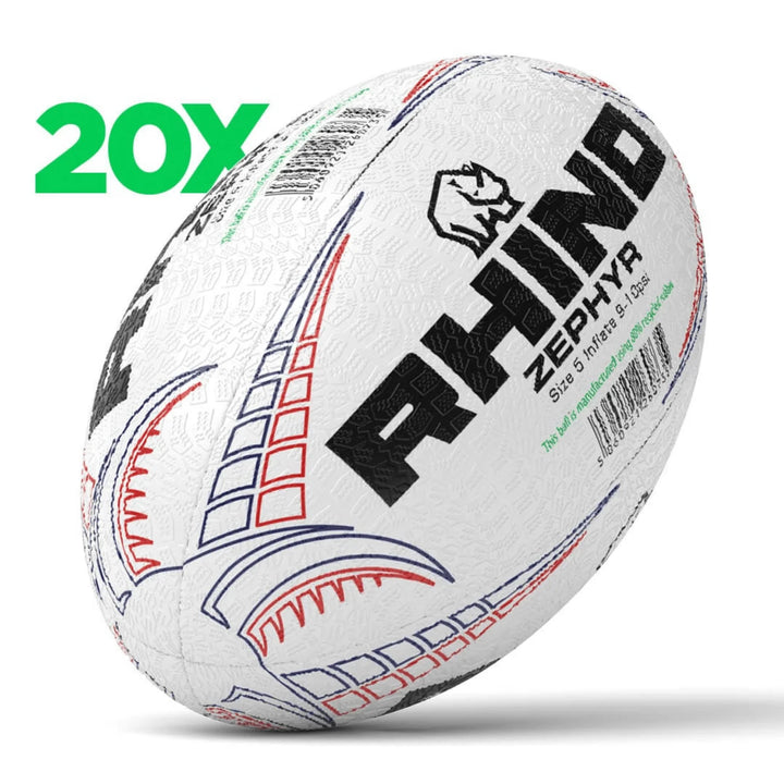 Zephyr Recycled Rugby Balls Size 5